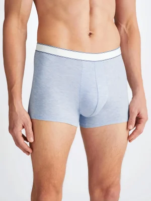 Derek Rose Boxer Briefs|View All>Boxer Briefs Light Blue Marl