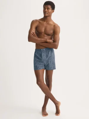 Derek Rose Boxer Shorts|View All>Classic Fit Boxers Navy Blue