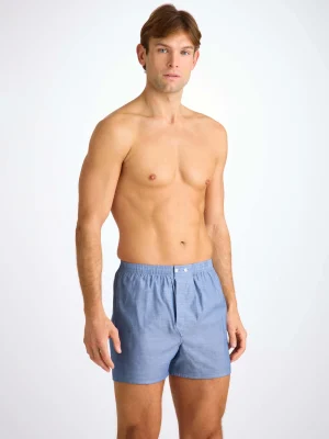Derek Rose Boxer Shorts|View All>Classic Fit Boxers Denim