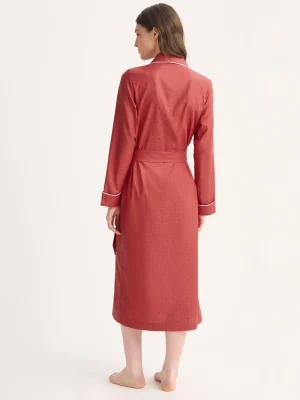 Derek Rose View All|Sleep & Lounge>Dressing Gown Red