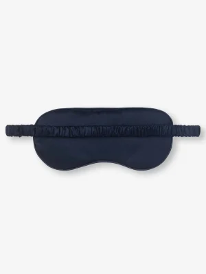 Derek Rose Eye Masks|View All>Eye Mask Navy Blue