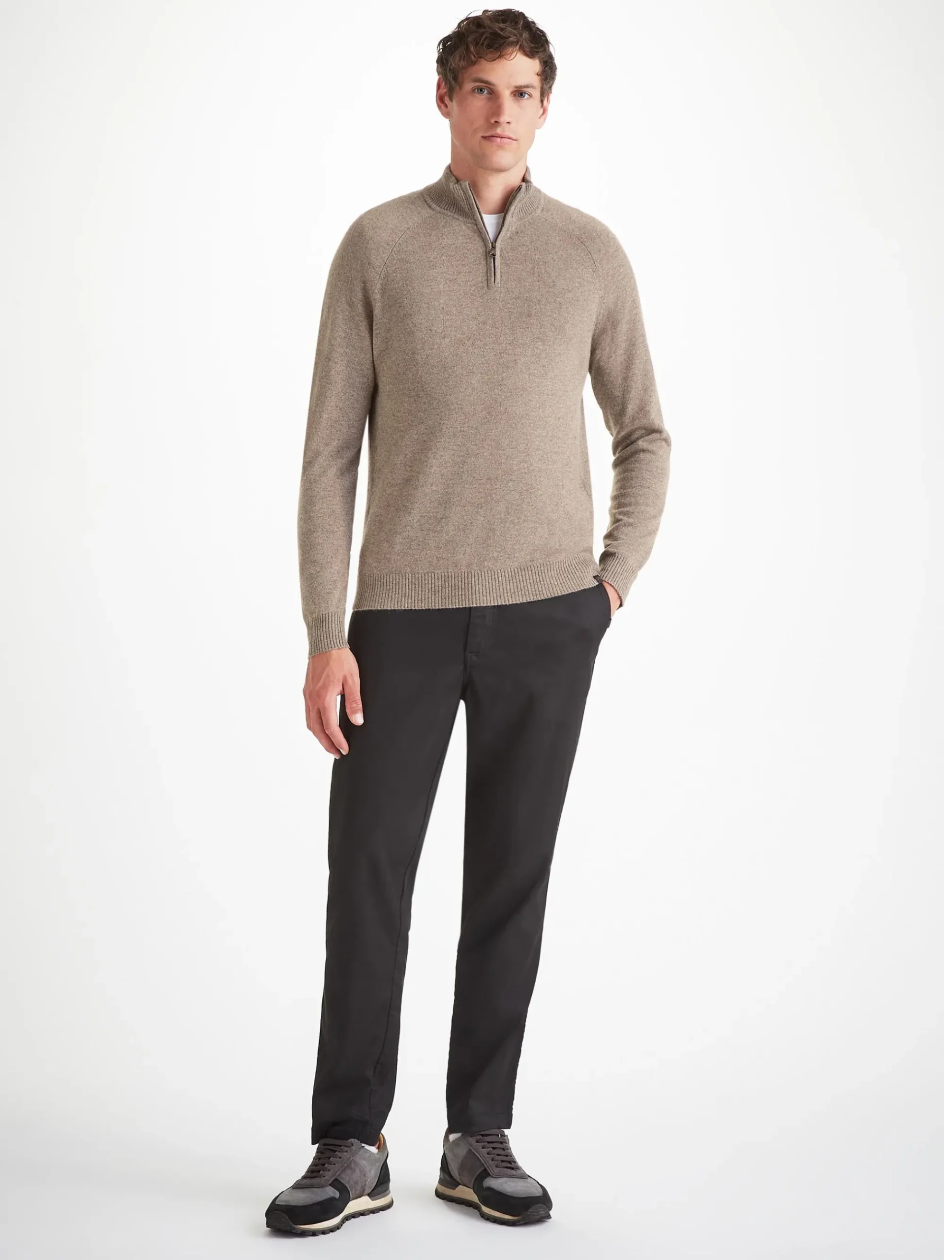 half-zip-sweater-BIAdgYtn-2.webp Derek Rose Sweaters|View All>Half-Zip Sweater Mole Heather