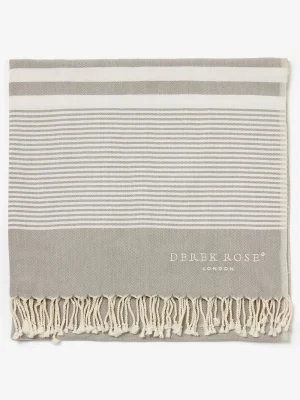 Derek Rose View All|View All>Hammam Towel Silver