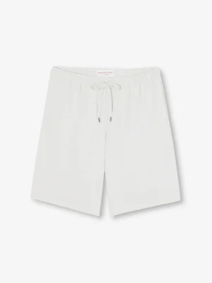 Derek Rose Lounge Trousers & Shorts|View All>Lounge Shorts White