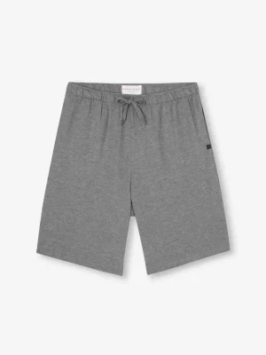 Derek Rose Lounge Trousers & Shorts|View All>Lounge Shorts Charcoal