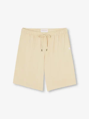 Derek Rose Lounge Trousers & Shorts|View All>Lounge Shorts Ecru