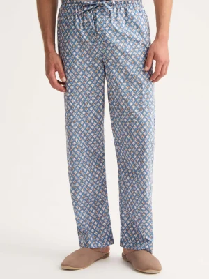 Derek Rose Lounge Trousers & Shorts|View All>Lounge Trousers Blue Multi