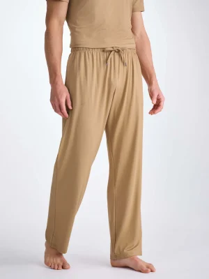 Derek Rose Lounge Trousers & Shorts|View All>Lounge Trousers Camel