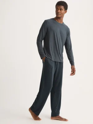 Derek Rose Lounge Trousers & Shorts|View All>Lounge Trousers Anthracite
