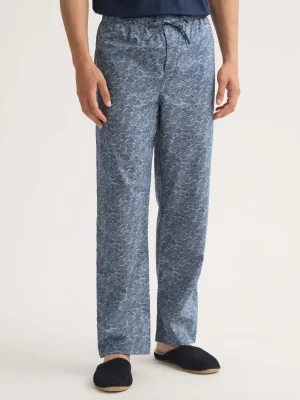 Derek Rose Sleep & Lounge|View All>Lounge Trousers Navy Blue
