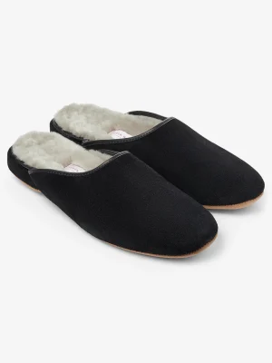 Derek Rose View All|View All>Mule Slippers Black