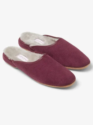 Derek Rose Sleep & Lounge|View All>Mule Slippers Bordeaux