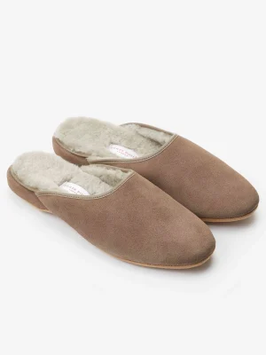 Derek Rose View All|View All>Mule Slippers Beige