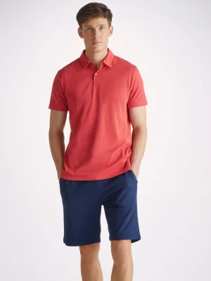Derek Rose T-Shirt & Tops|View All>Polo Shirt Red