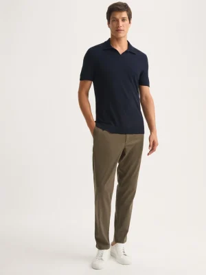 Derek Rose Resort Wear|View All>Polo Shirt Navy Blue