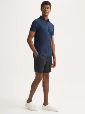 Derek Rose T-Shirt & Tops|View All>Polo Shirt Navy Blue