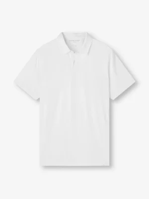 Derek Rose T-Shirt & Tops|View All>Polo Shirt White