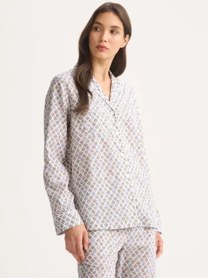 Derek Rose Lightweight Pyjamas|View All>Pyjamas Neutral White