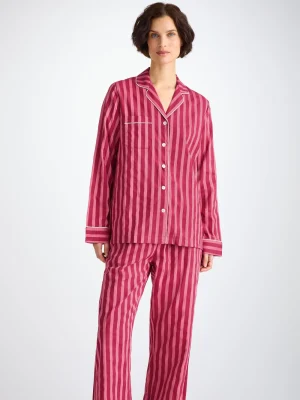 Derek Rose Lightweight Pyjamas|View All>Pyjamas Pink