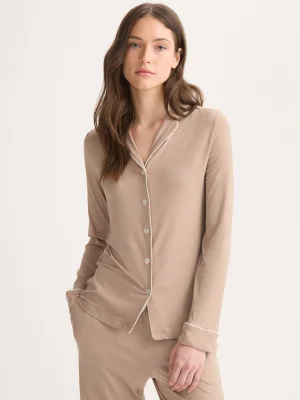 Derek Rose Mid Weight Pyjamas|View All>Pyjamas Almond Blush