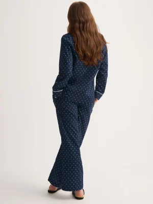 Derek Rose Lightweight Pyjamas|View All>Pyjamas Navy Blue