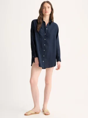 Derek Rose T-Shirts & Tops|View All>Shirt Navy Blue