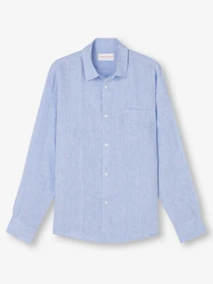 Derek Rose Resort Wear|View All>Shirt Light Blue