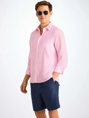 Derek Rose Resort Wear|View All>Shirt Pink