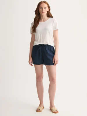 Derek Rose Resort Wear|View All>Shorts Navy Blue