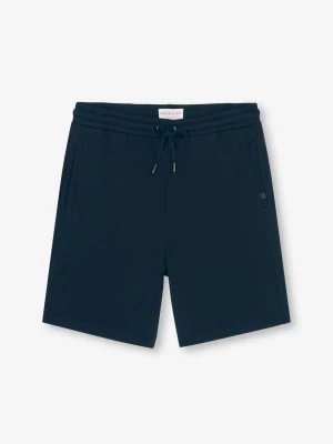 Derek Rose Shorts|View All>Sweat Shorts Navy Blue