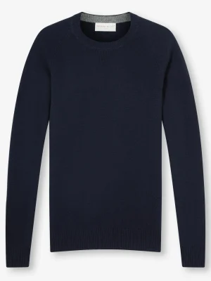 Derek Rose Sweaters|View All>Sweater Navy Blue