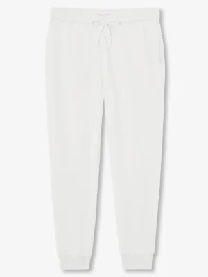 Derek Rose Trousers|View All>Sweatpants White