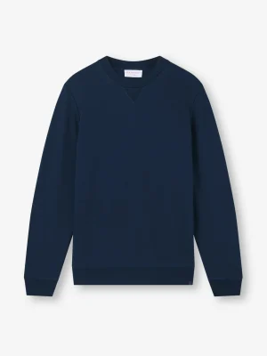 Derek Rose T-Shirt & Tops|View All>Sweatshirt Navy Blue