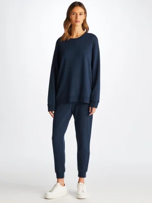 Derek Rose T-Shirts & Tops|View All>Sweatshirt Navy Blue