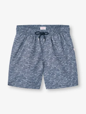 Derek Rose Resort Wear|View All>Swim Shorts Navy Blue