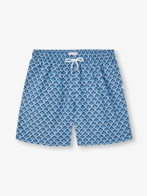Derek Rose Resort Wear|View All>Swim Shorts Mid Blue