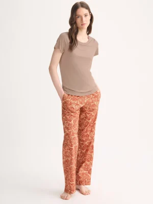 Derek Rose Crew Neck T-Shirts|View All>T-Shirt Almond Blush