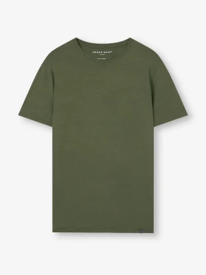 Derek Rose Crew Neck T-Shirts|View All>T-Shirt Evergreen