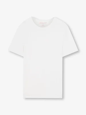 Derek Rose Crew Neck T-Shirts|View All>T-Shirt White