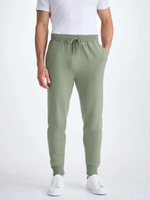 Derek Rose Trousers|View All>Track Pants Sage Green