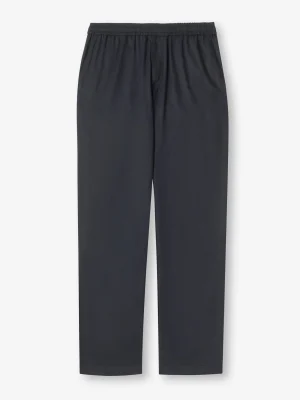 Derek Rose Resort Wear|View All>Trousers Navy Blue
