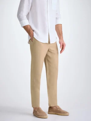 Derek Rose Resort Wear|View All>Trousers Camel