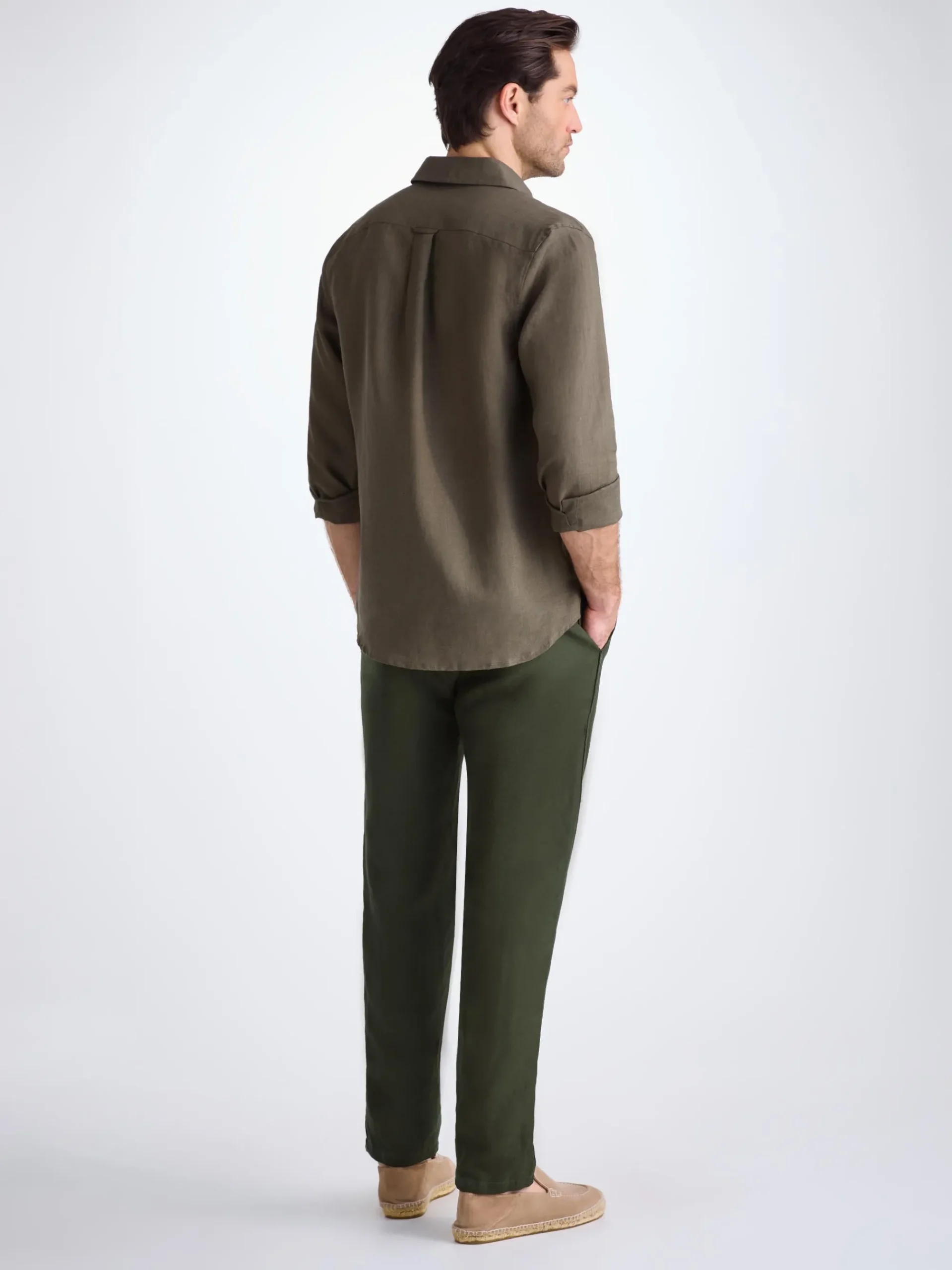 trousers-ysEKaLFQ-3.webp Derek Rose Resort Wear|View All>Trousers Khaki