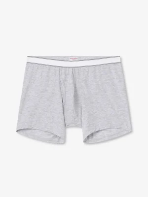 Derek Rose Trunks|View All>Trunks Silver Marl