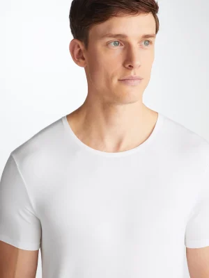 Derek Rose Crew Neck T-Shirts|View All>Underwear T-Shirt White