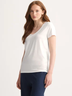 Derek Rose V-Neck T-Shirts|View All>V-Neck T-Shirt White