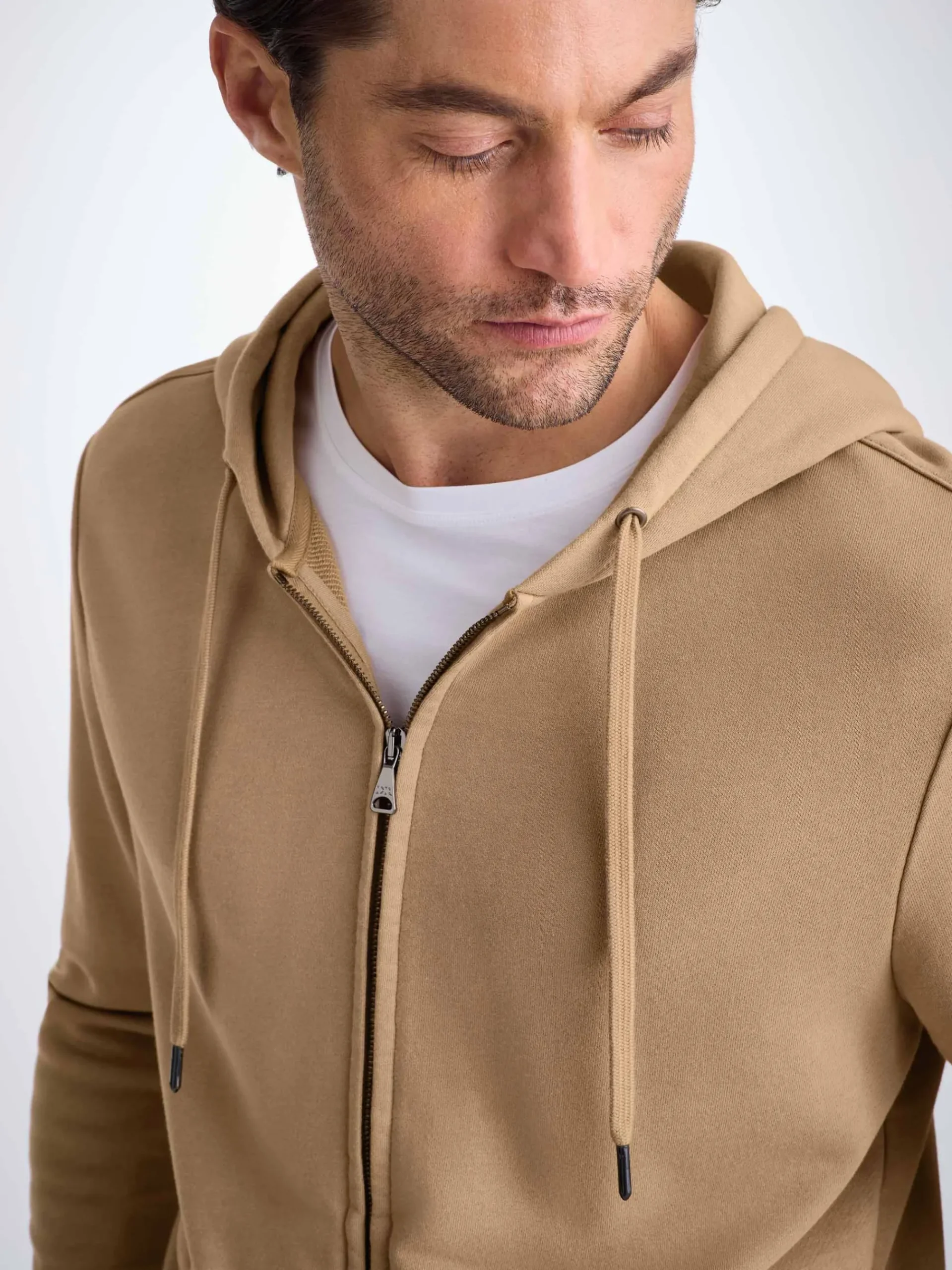 zip-up-hoodie-KpFuyqZm-4.webp Derek Rose T-Shirt & Tops|View All>Zip Up Hoodie Camel