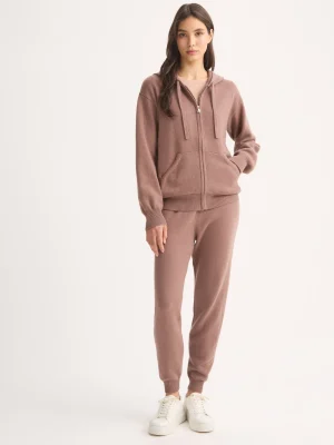 Derek Rose Hoodies|View All>Zip Up Hoodie Rosewood