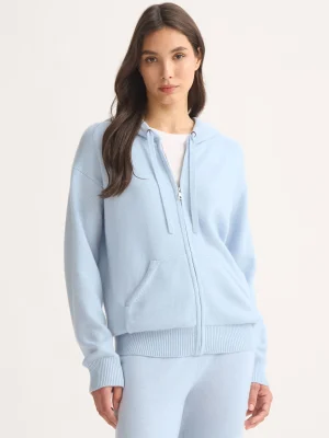 Derek Rose View All|View All>Zip Up Hoodie Glacier Blue
